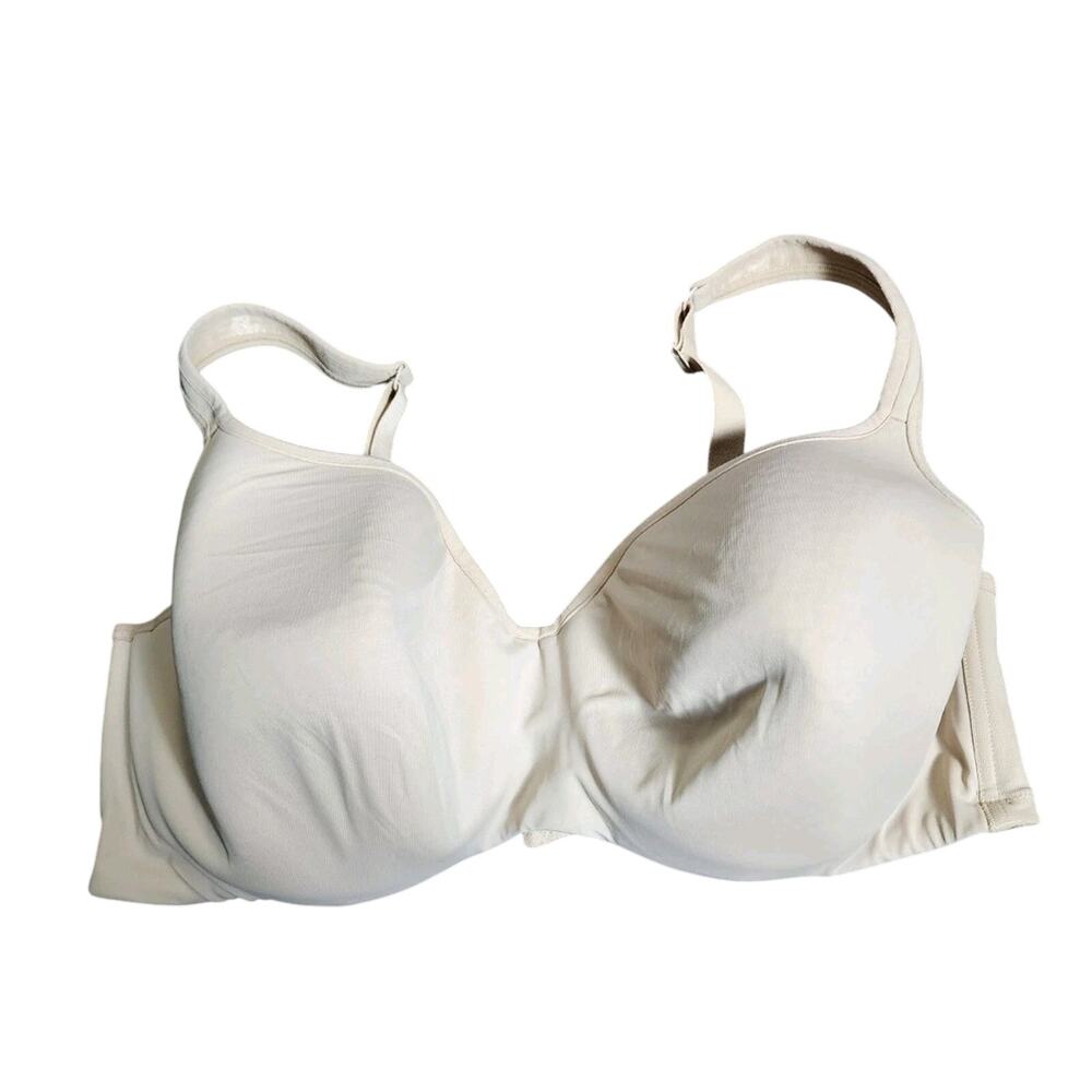 Cacique Lightly Lined Balconette Full Coverage Bra 44DD Underwire Nude